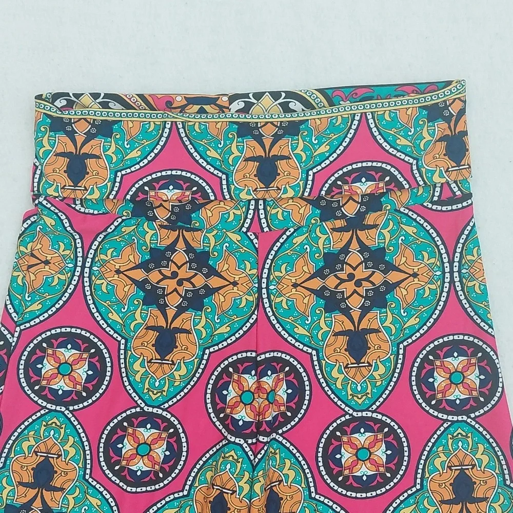 WHITE MARK Bohemian Multicolor Palazzo Pants NWT